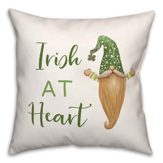 Irish At Heart 18" x 18" Throw Pillow
